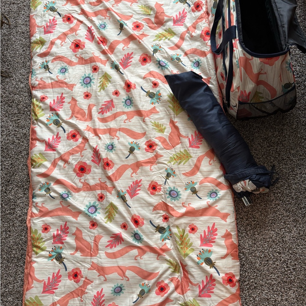 Kids Animal Patterned 4 piece sleeping bag Set